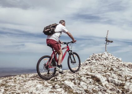 Mountain biking